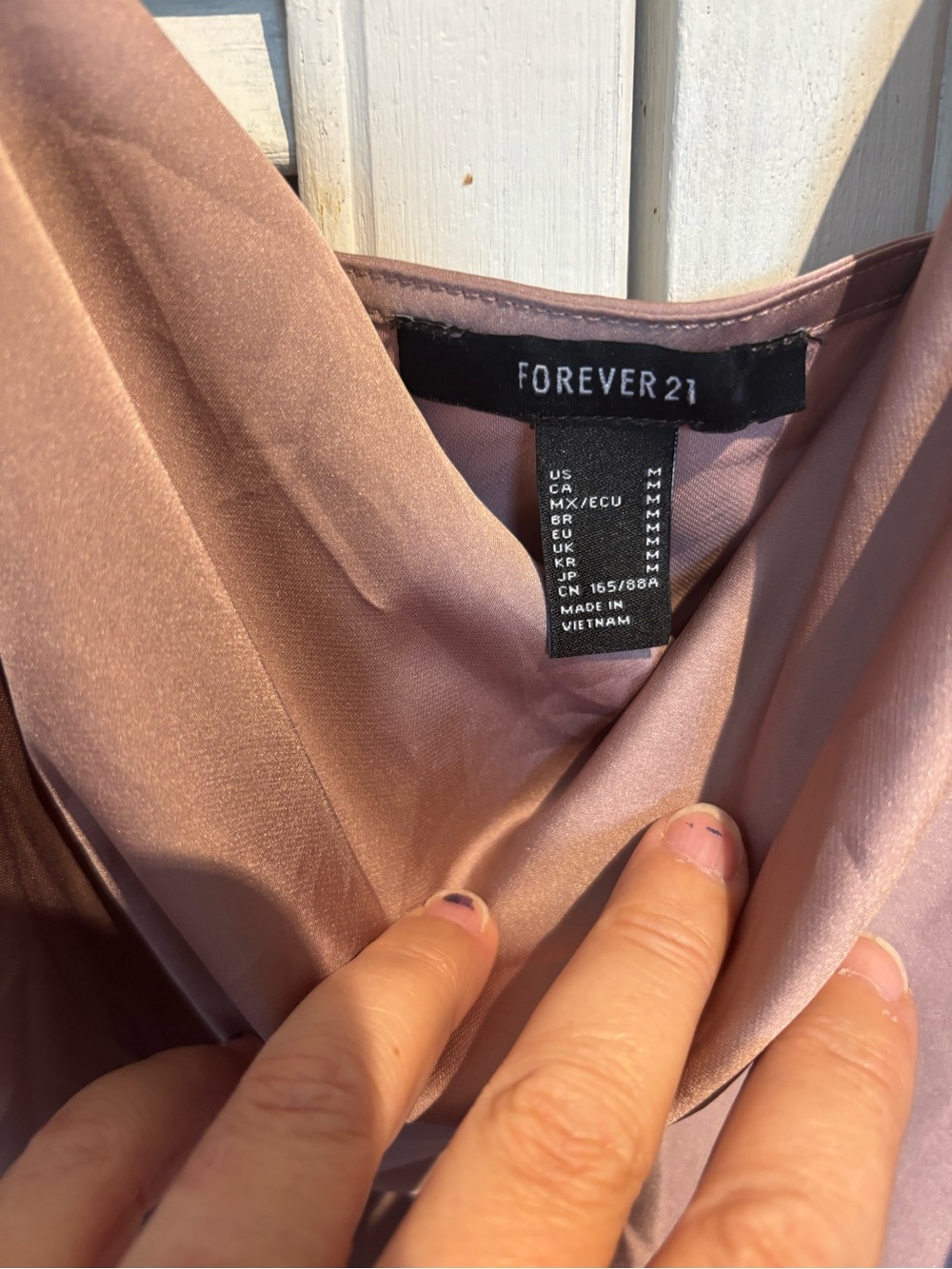 Forever 21 Satin Asymmetrical Slip Dress - Picture 5 of 8